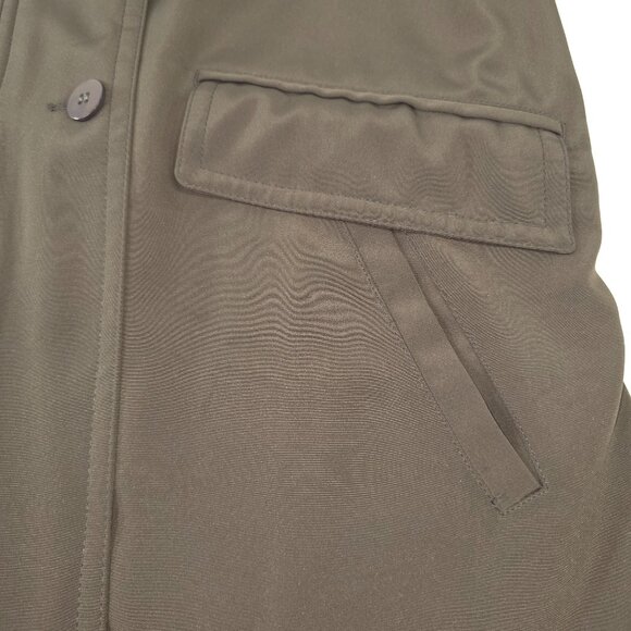 HILARY RADLEY BROWN COAT WOMEN'S SIZE 8 FULL ZIP 3 BUTTON CLOSURE ❗*NO LINING*❗. - Picture 12 of 16